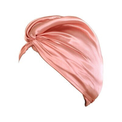 Pure Mulberry Silk Turban Rose