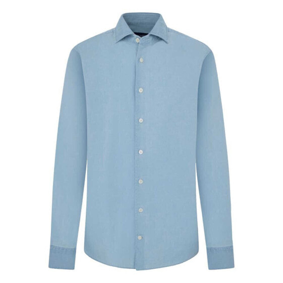 HACKETT Bleach Denim long sleeve shirt