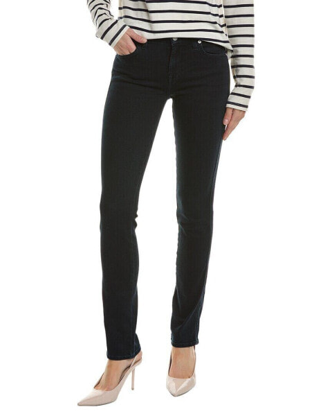 7 For All Mankind Kimmie Oppseren Straight Jean Women's Black 24