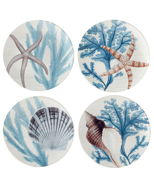 Beyond the Shore Set of 4 Dinner Plates