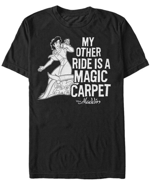 Disney Men's Aladdin My Other Ride Short Sleeve T-Shirt