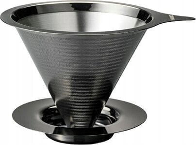 Hario Hario - Double Mesh Metal Dripper - Metalowy dripper z filtrem grafitowy