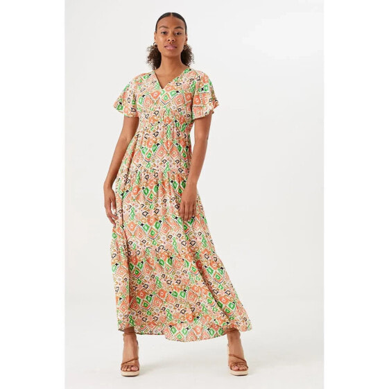 GARCIA P40285 Short Sleeve Long Dress