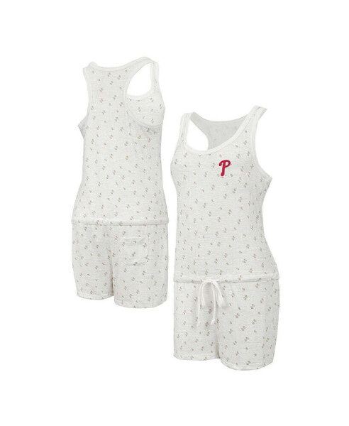 Women's Cream Philadelphia Phillies Gardner Hacci Knit Romper