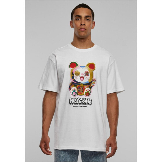 MISTER TEE Welcom Cat Heavy Oversize short sleeve T-shirt