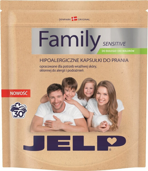 Jelp KAPSUŁKI DO BIAŁEGO I KOLORU JELP FAMILY 30 SZT 0511