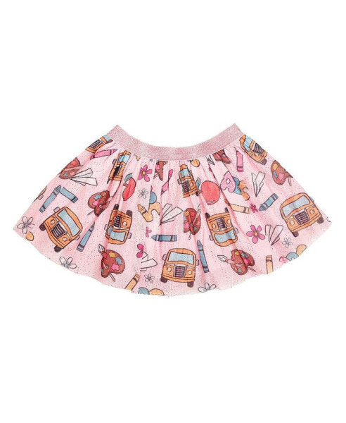 Little and Big Girls Back To School Tutu Skirt