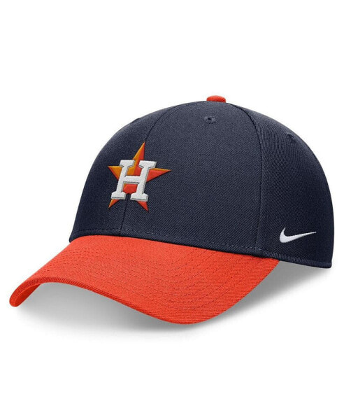 Men's Navy/Orange Houston Astros Evergreen Club Performance Adjustable Hat