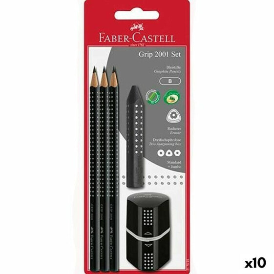 Набор карандашей Faber-Castell Чёрный (5 штук) (10 штук)