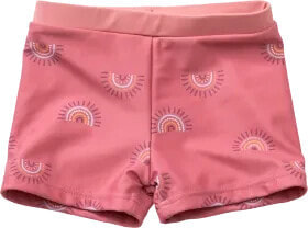 Badehose mit Regenbogen-Muster, rosa, Gr. 74/80, 1 St