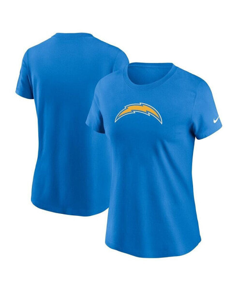 Women's Powder Blue Los Angeles Chargers Primary Logo T-Shirt