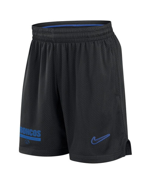 Men's Black Boise State Broncos 2024 Sideline Mesh Shorts