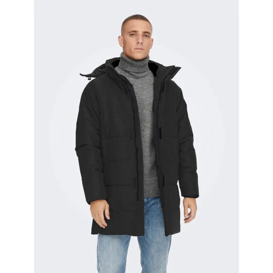 ONLY & SONS Carl Life Long Quilted Coat