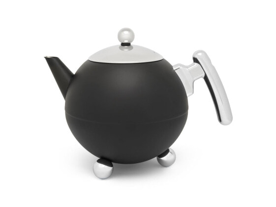 Bredemeijer Group Bredemeijer Bella Ronde - Single teapot - 1200 ml - Black - Chrome - Metal - 6 cups - 185 mm