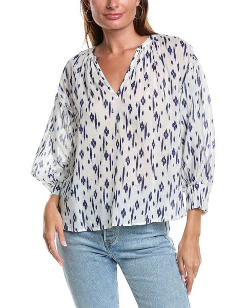 Velvet By Graham & Spencer Ikat Blouse Women's