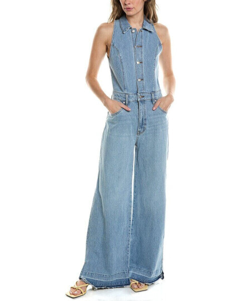 Hudson Jeans Halter Jumpsuit Women's Blue 26