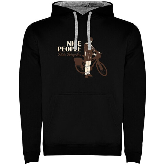 KRUSKIS Nice People Two-Colour hoodie