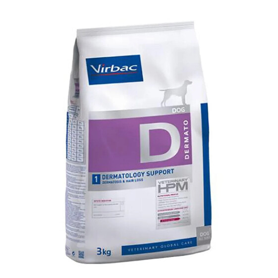 VIRBAC HPM Dermatology Support D1 7kg Dog Food