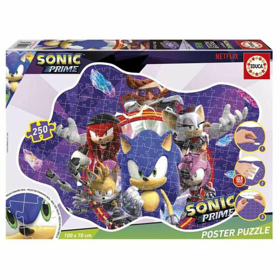 Набор из 4 пазлов Sonic Prime 250 Предметы