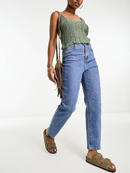 Vero Moda mom jeans in blue