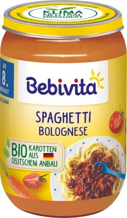 Menü Spaghetti Bolognese, ab dem 8.Monat, 220 g