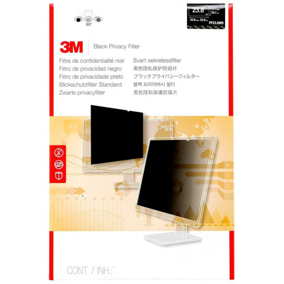 3M PF238W9 Privacy Filter Black 60.45 cm 23.8´´ 16:9 Screen Protector