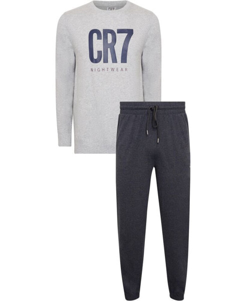 Men's Cotton Loungewear Top and Pant Set