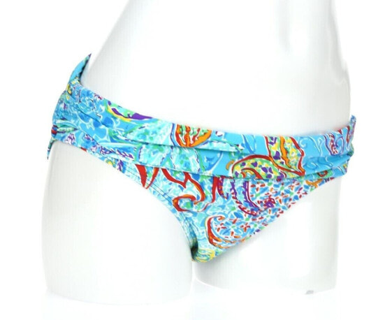 Ralph Lauren Womens Swimwear Maharaja Paisley Print Hipster Bikini Bottom Size 6