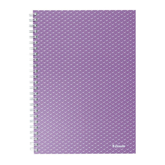 ESSELTE Wiro Cardboard Covers Color Breeze A5 Squared Notebook