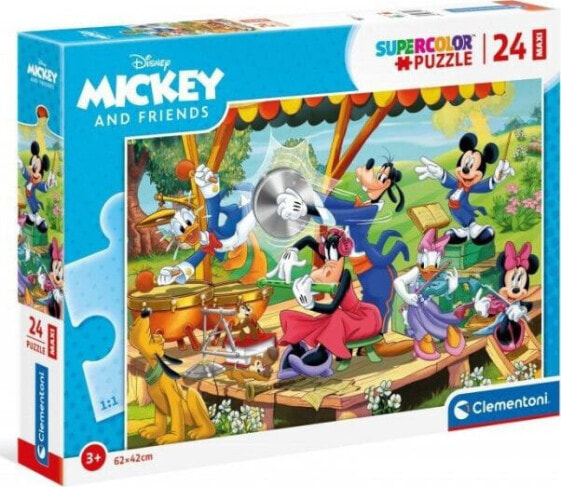 Clementoni Clementoni Puzzle 24el Maxi podłogowe Mickey i Przyjaciele 24218