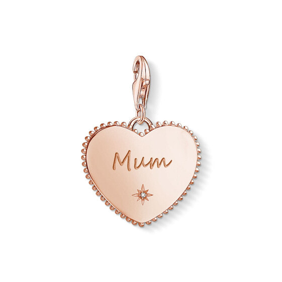 Thomas Sabo Damen Charm-Anhänger Herz Mum roségold 1688-416-40