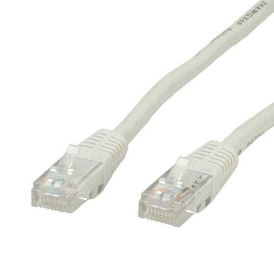 VALUE UTP Patch Cord Cat.5e - grey 1 m - 1 m - Cat5e - U/UTP (UTP) - RJ-45 - RJ-45