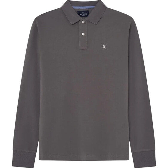 HACKETT Slim Fit Logo long sleeve polo