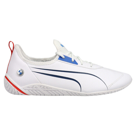 Puma Bmw Mms Rdg Cat Lace Up Womens White Sneakers Casual Shoes 307104-02