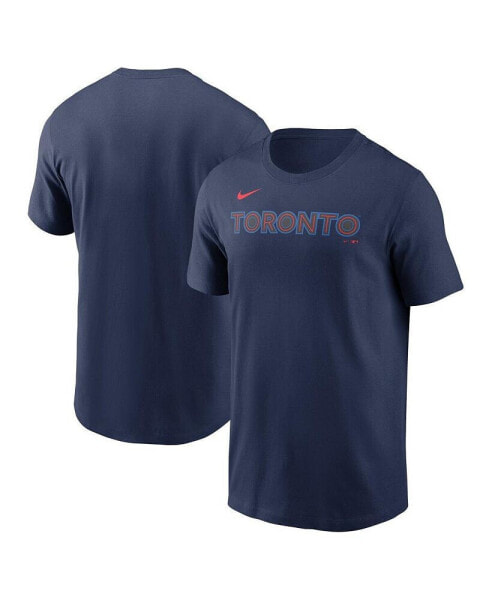 Men's Navy Toronto-Blue Jays 2024 City Connect Wordmark T-Shirt