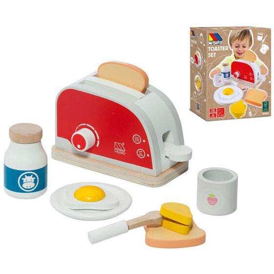 MOLTO 10 Pieces Toaster Toy