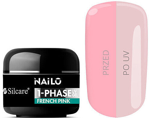 UV-Nagelgel milchig-rosa - Silcare Nailo 1-Phase Gel UV French Pink 5 g