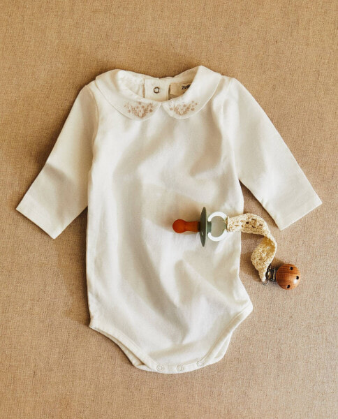 Children's embroidered bodysuit