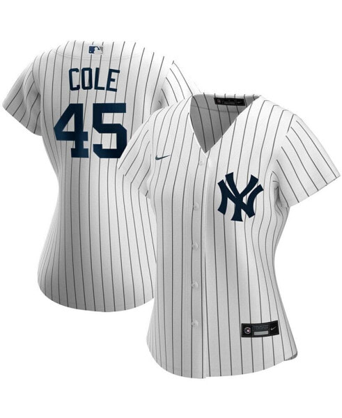 Women's Gerrit Cole White New York Yankees Home Replica Player Jersey