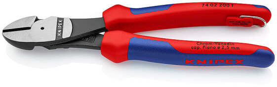 KNIPEX 74 02 200 T Werkstatt Kraft-Seitenschneider mit Sicherungsöse mm