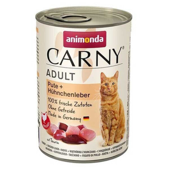 ANIMONDA Carny Adult Turkey With Chicken Liver 400g Wet Cat Food