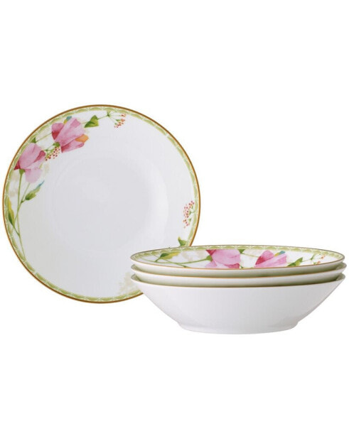 Poppy Place 12 Oz Soup Bowls 4 Piece Set, 7.5"