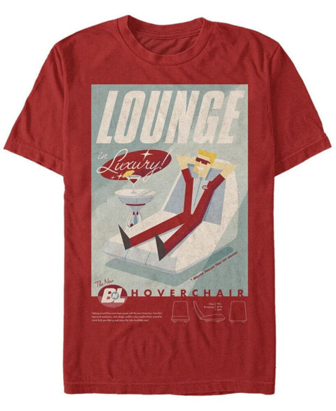 Men's Lounge Poster Short Sleeve Crew T-shirt