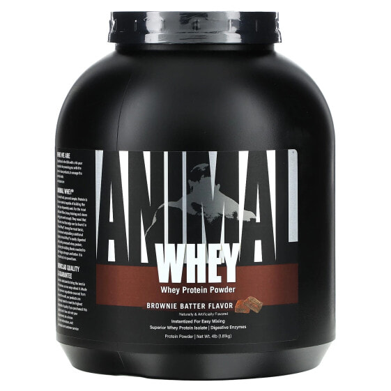 Isolate Loaded Whey Protein, Brownie Batter, 4 lb (1.81 kg)