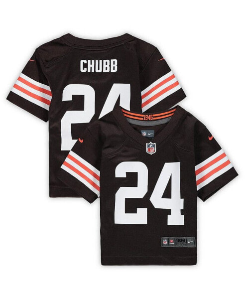 Baby Boys and Girls Nick Chubb Brown Cleveland Browns Game Jersey