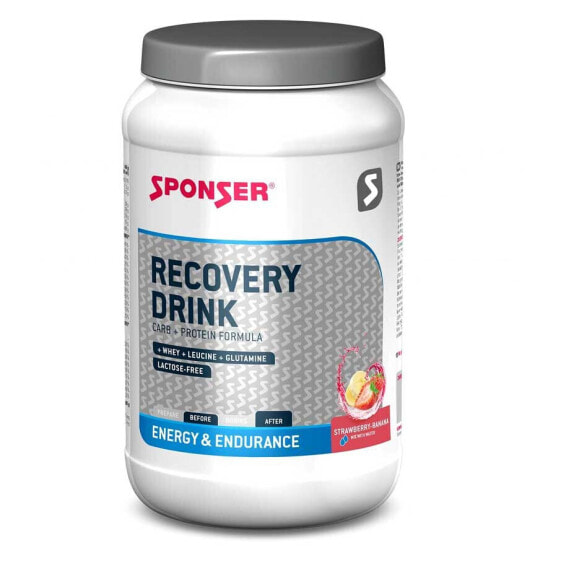 SPONSER SPORT FOOD 1200g Strawberry & Banana Recovery Drink