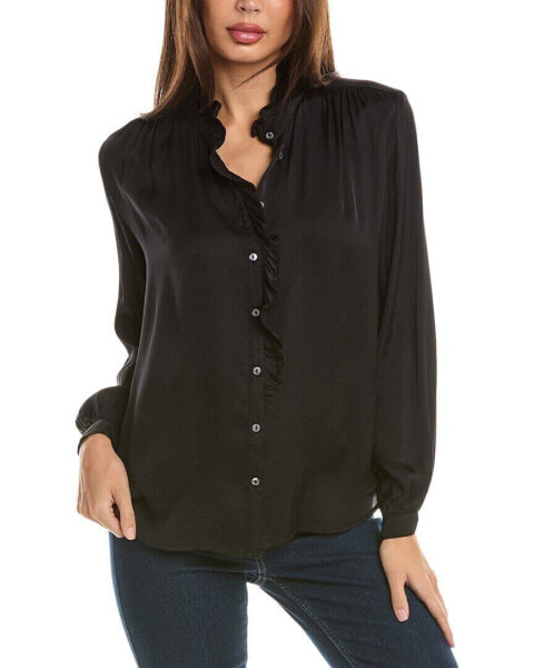 Velvet By Graham & Spencer Ali Top Women's Black L