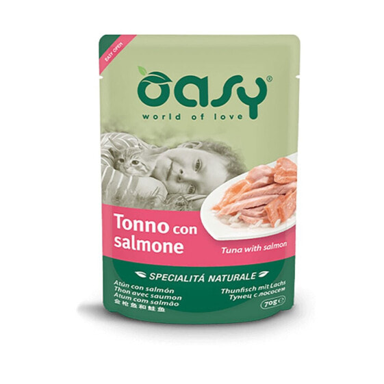 OASY Jelly Pouch Tuna With Salmon 70g Wet Cat Food