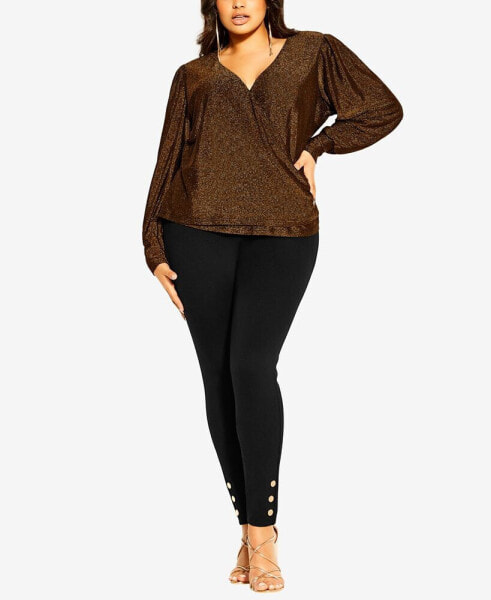 Plus Size Glowing Top