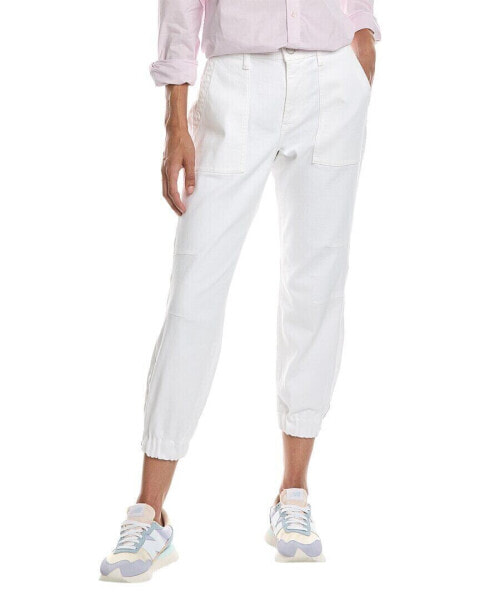 7 For All Mankind Darted Boyfriend Jogger Pant Women's White 27